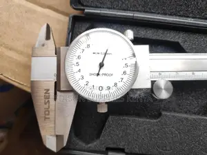 Tolsen Vernier Caliper 150mm 6" Heavy Duty Dial Type Caliper