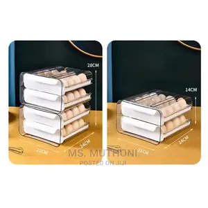 *32pc Double Layer Egg Holder* *Size:24*21.5*14*