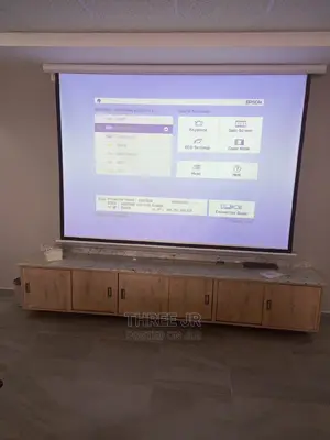 Well Installed Projection Screen for Offices, Home, Church