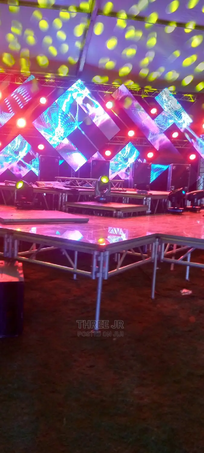 We Have Got Professional People to Set Up the Stages