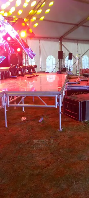 We Have Got Professional People to Set Up the Stages