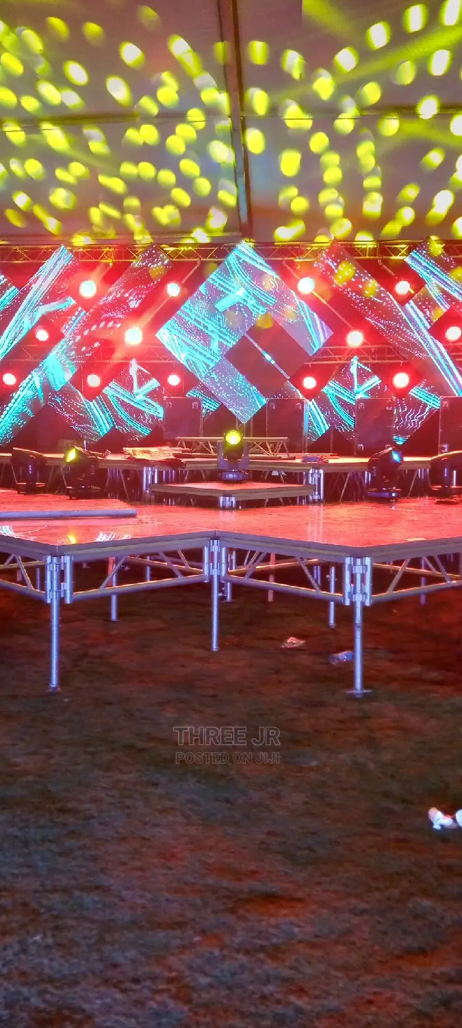 We Have Got Professional People to Set Up the Stages
