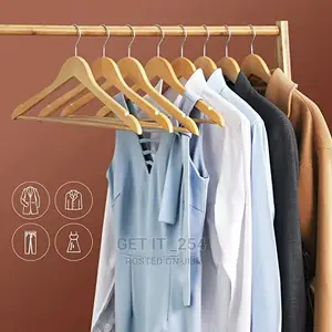 Bamboo  Clothes Hangers*
🏷Material: Bamboo & Stainless