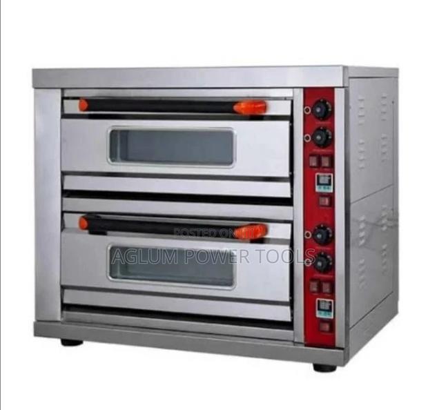 Commercial Electric Oven Two Deck Four Trays