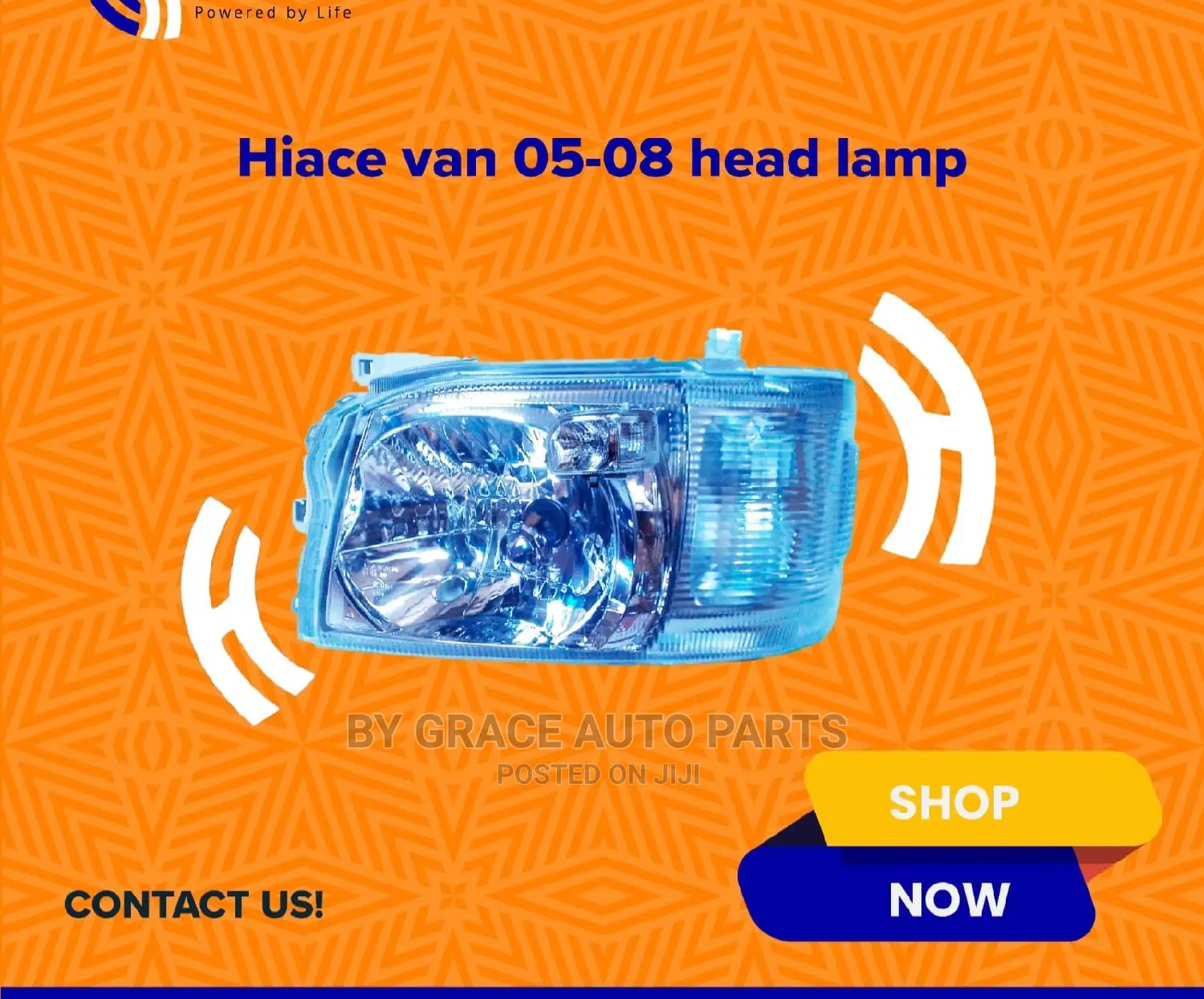 Hiace 05_08 Headlamp/Headlight/Lens