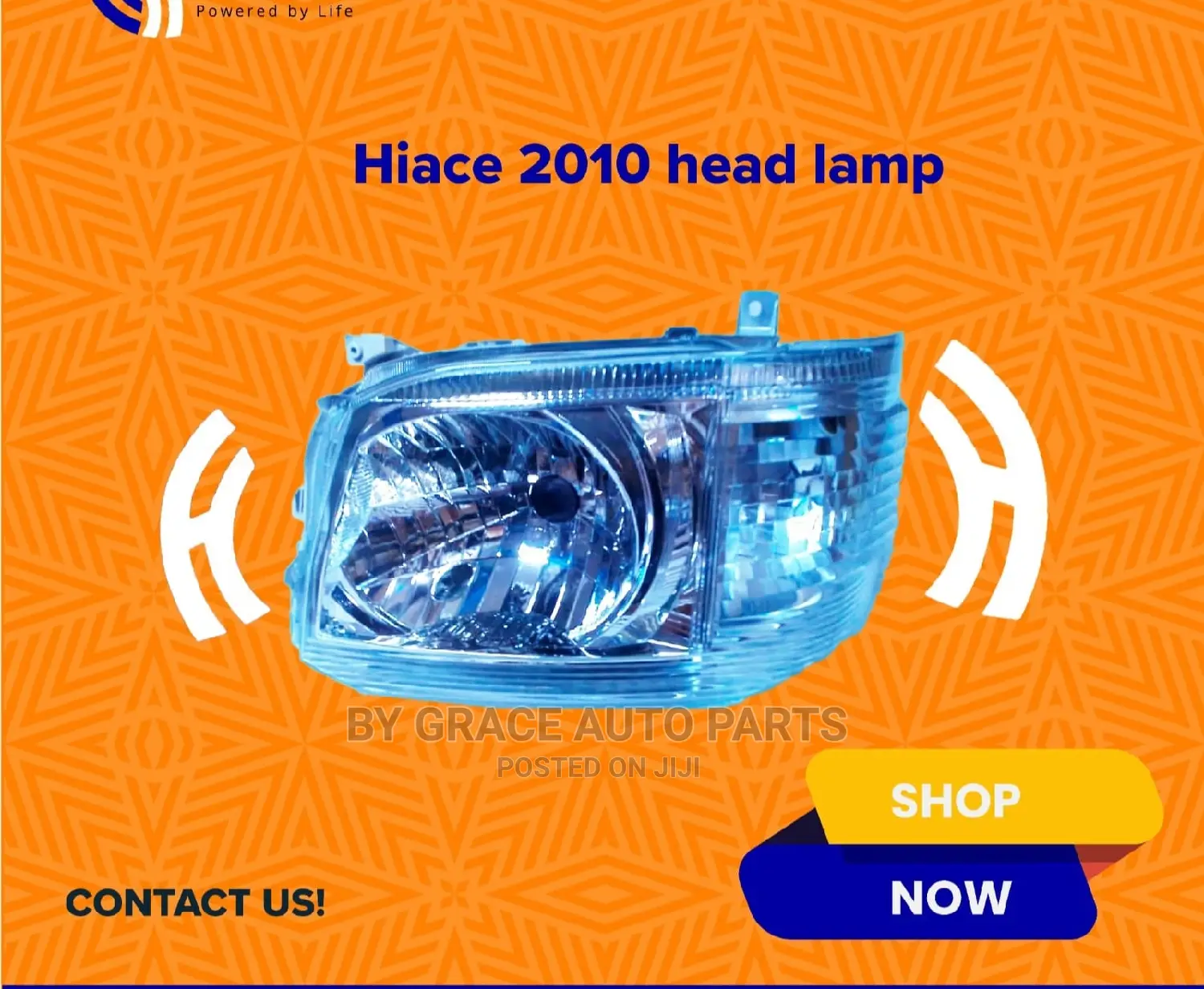 Hiace 2010 Headlamp/Headlight/Head Lamp