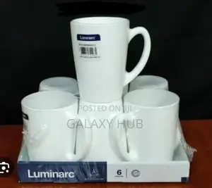 Set of 6 Luminarc (New Morning) Cups