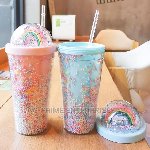 Smoothie Cup -Rainbow Smoothie Acrylic Cup - main view