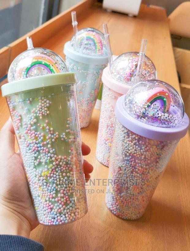 Smoothie Cup -Rainbow Smoothie Acrylic Cup - thumbnail 3