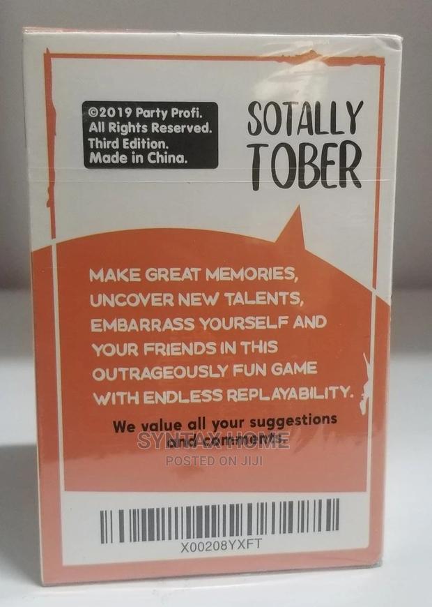 Totally Sober/ Sotally Tober Drinking Card Game - thumbnail 2