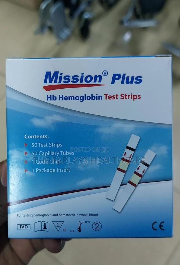 Mission Plus Hb Strips