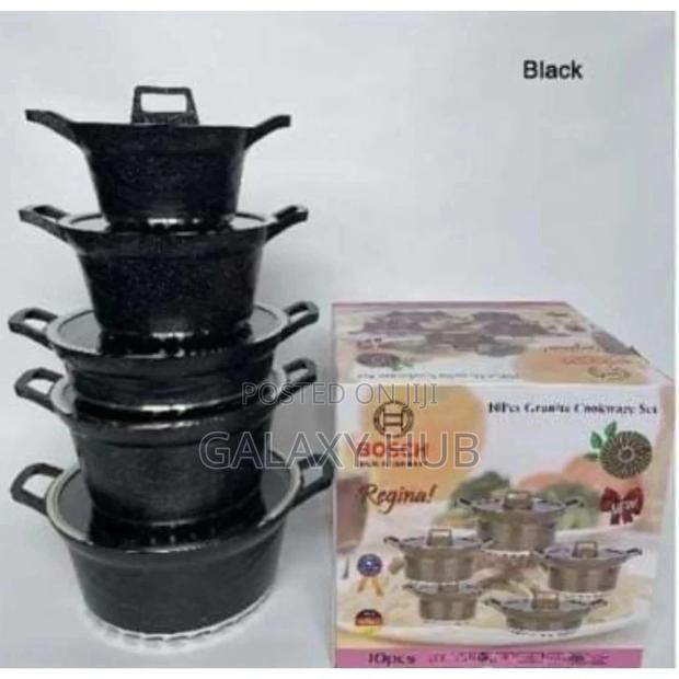 Boch Cookware 10pcs Black - main view