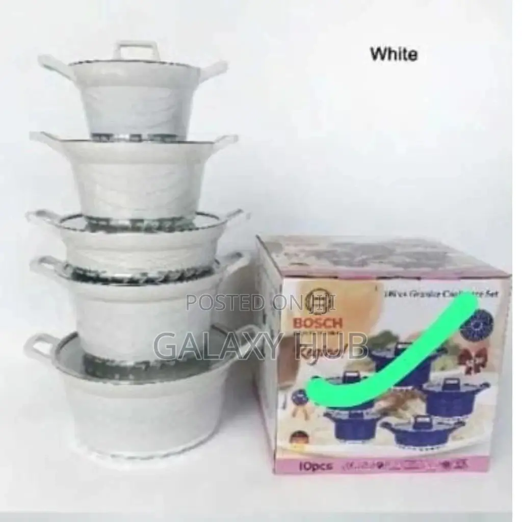 Boch Cookware 10pcs White