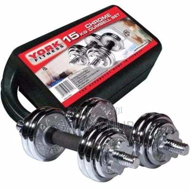 15kg Chrome Dumbell With Case