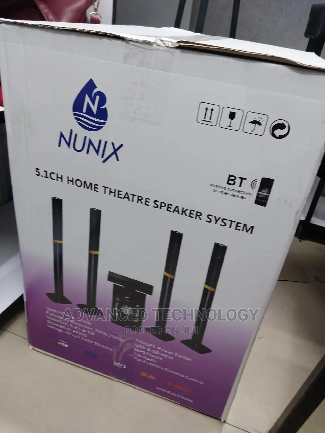 Nunix 5.1ch Home Theatre BT Speaker NU-9090A