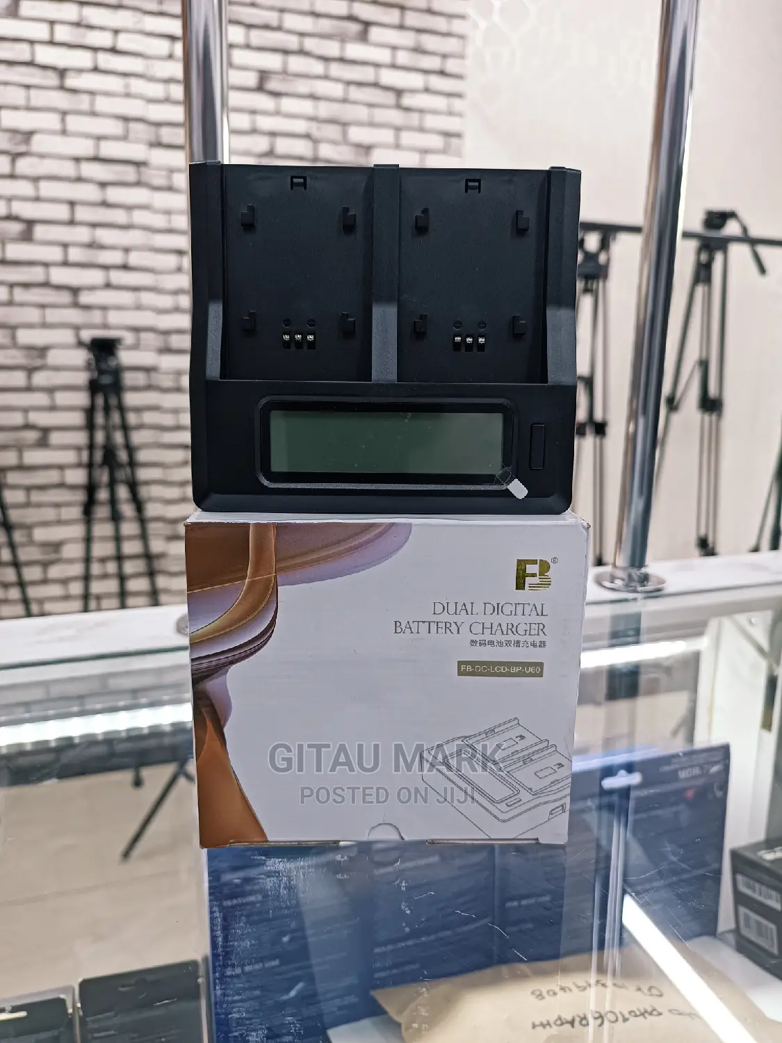 Dual Battery Charger for Bp U60/U90 Batteries