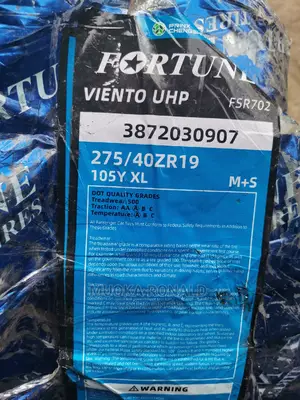 275/40r19 Fortune Tyre Made in Thailand
