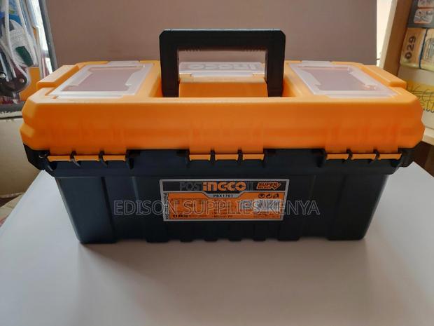 Tool Box 17" Ingco Plastic Toolbox 17 Inch Strong Tool Box - thumbnail 3