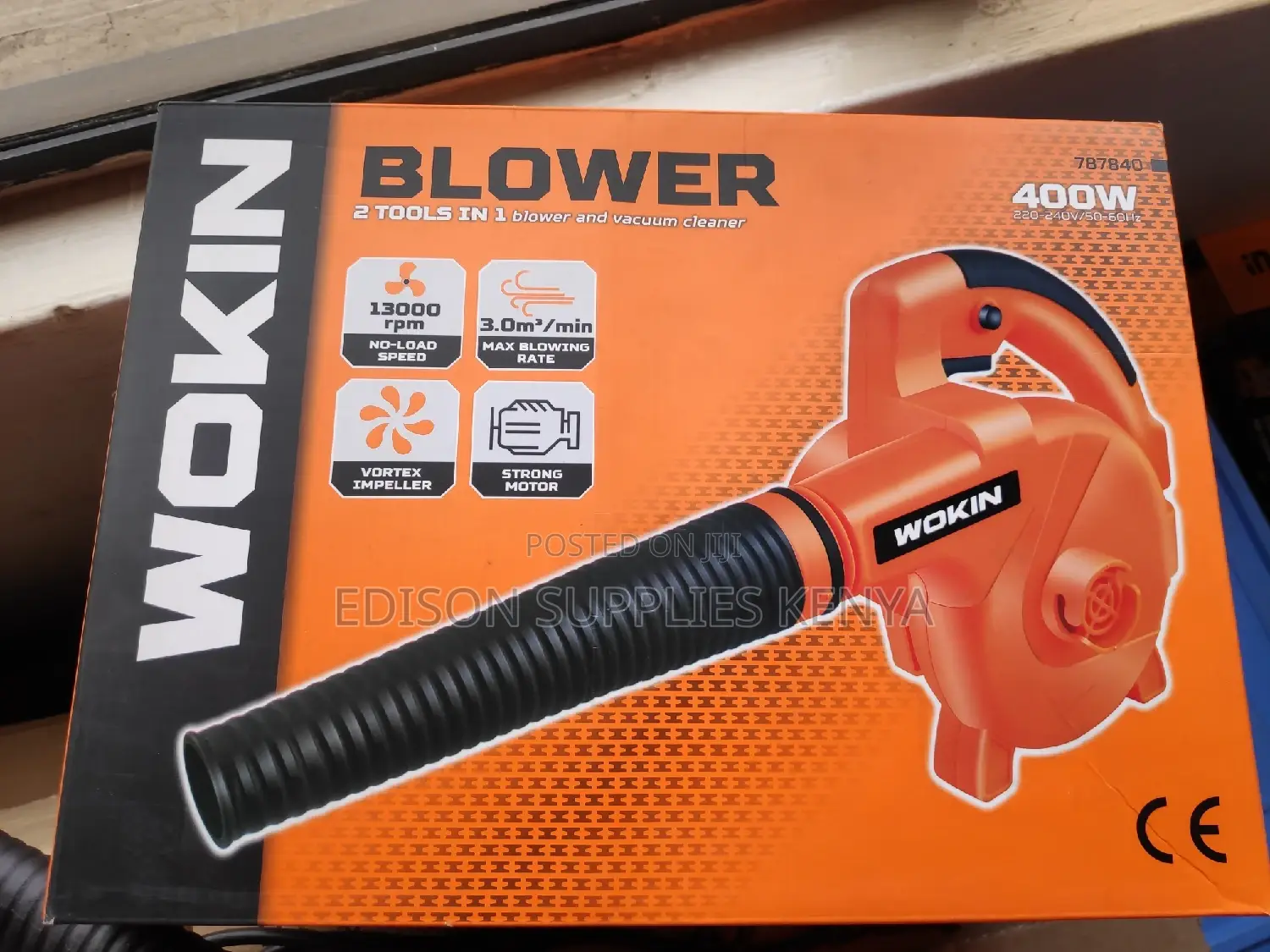 Wokin Blower Vacuum 2-in-1 Heavy Duty Dust Blower Air Blower