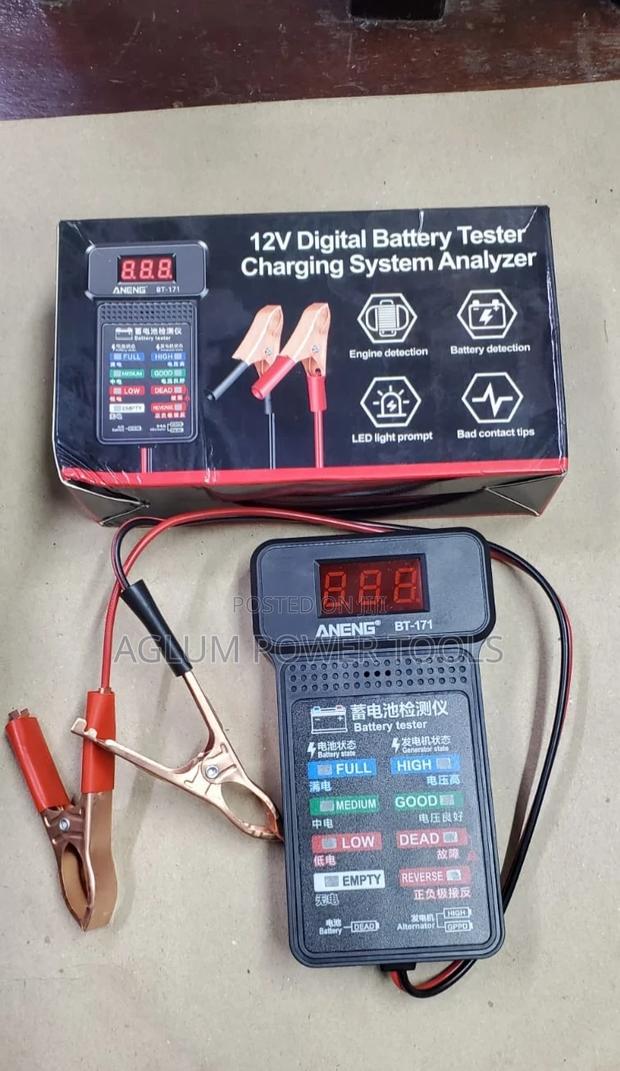 Digital Battery Tester - main view
