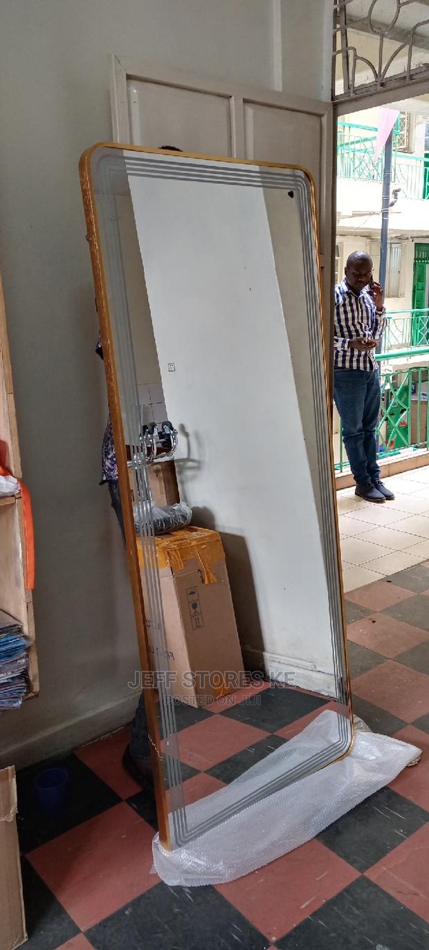 Wall Mount Golden Plated Led Mirror - main view