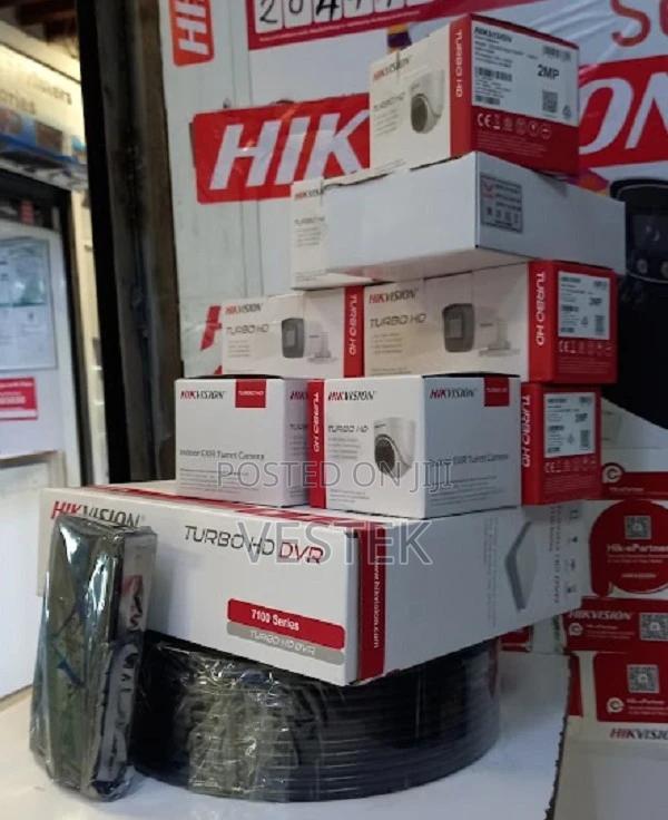 Hikvision 4 Camera CCTV Installation Kit Complete Kit