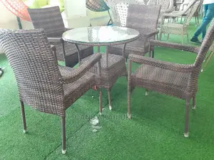 Outdoor Set With 4 Seats and a Table