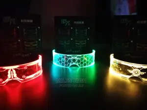 Futuristic LED Glasses
