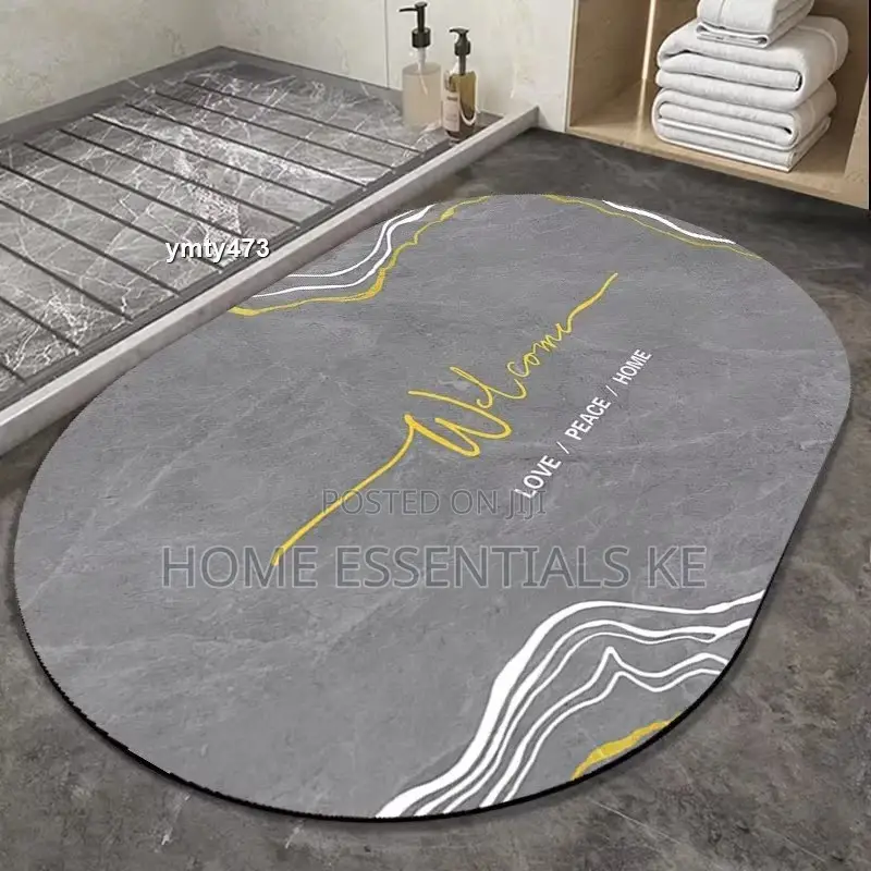 40*60cm Bathroom/ Door Mats With Rubber Underside