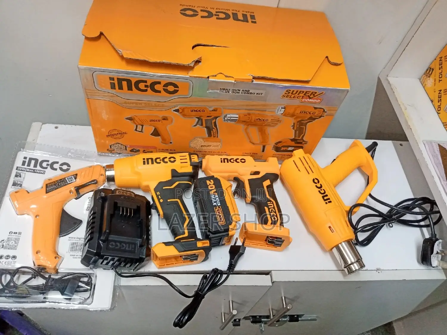 Heat Gun, Glue Gun Combo