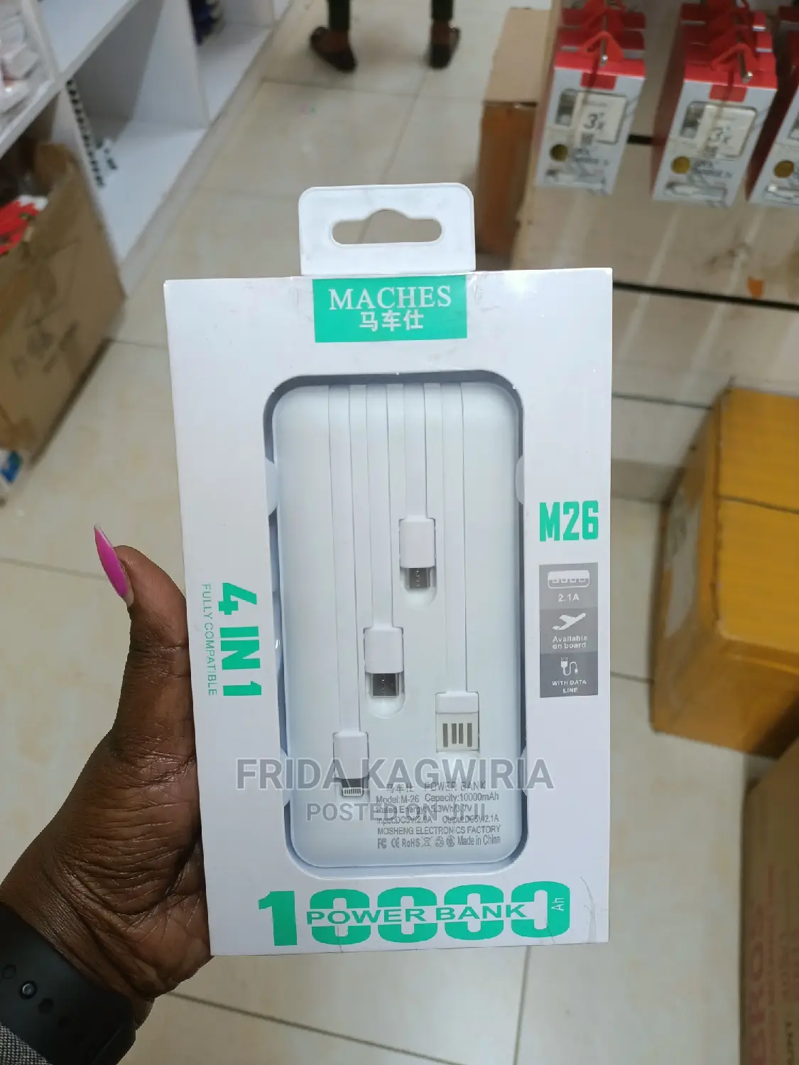 4 in 1 10000 Mah Powerbank