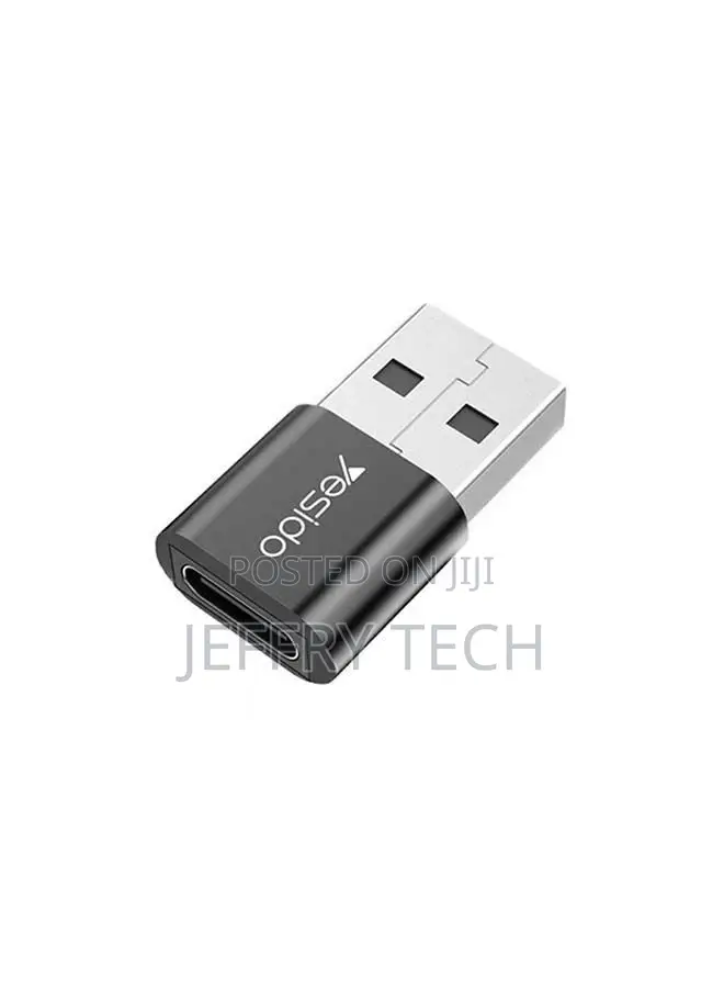 Yesido GS09 Type-C to USB Adapter Black