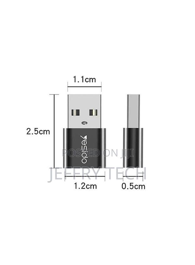 Yesido GS09 Type-C to USB Adapter Black - thumbnail 4