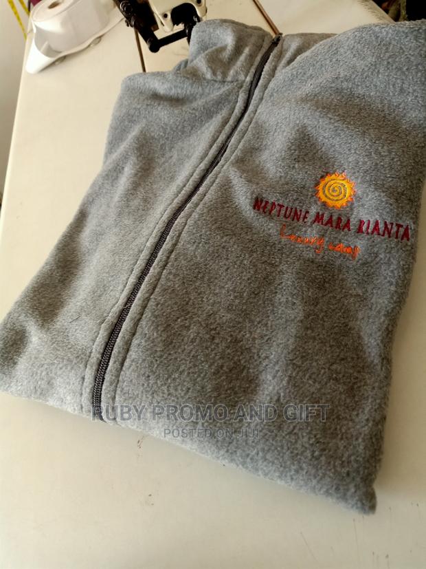 Super Warm Branded Fleece Jacket - thumbnail 4