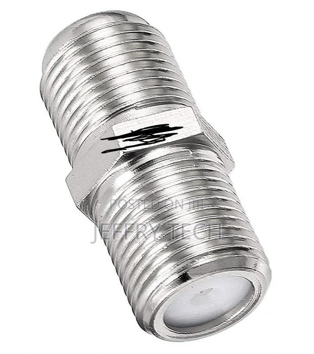 TV Antenna Cable Adapter - F-Type Coupler / Joiner (Female T - thumbnail 2