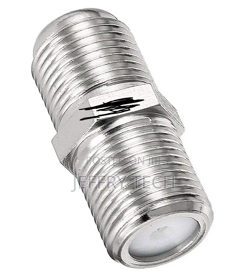 TV Antenna Cable Adapter - F-Type Coupler / Joiner (Female T