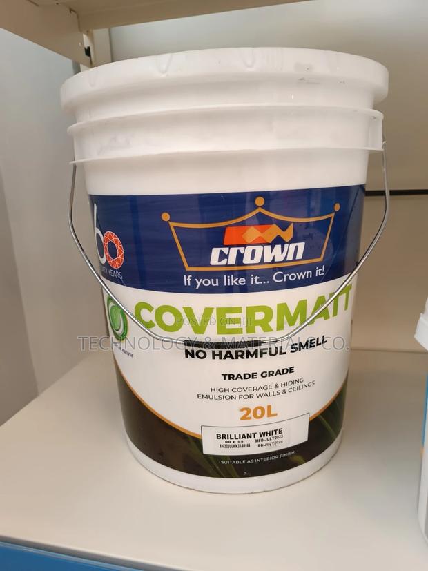 Crown Covermatt Emulsion Paint 20L