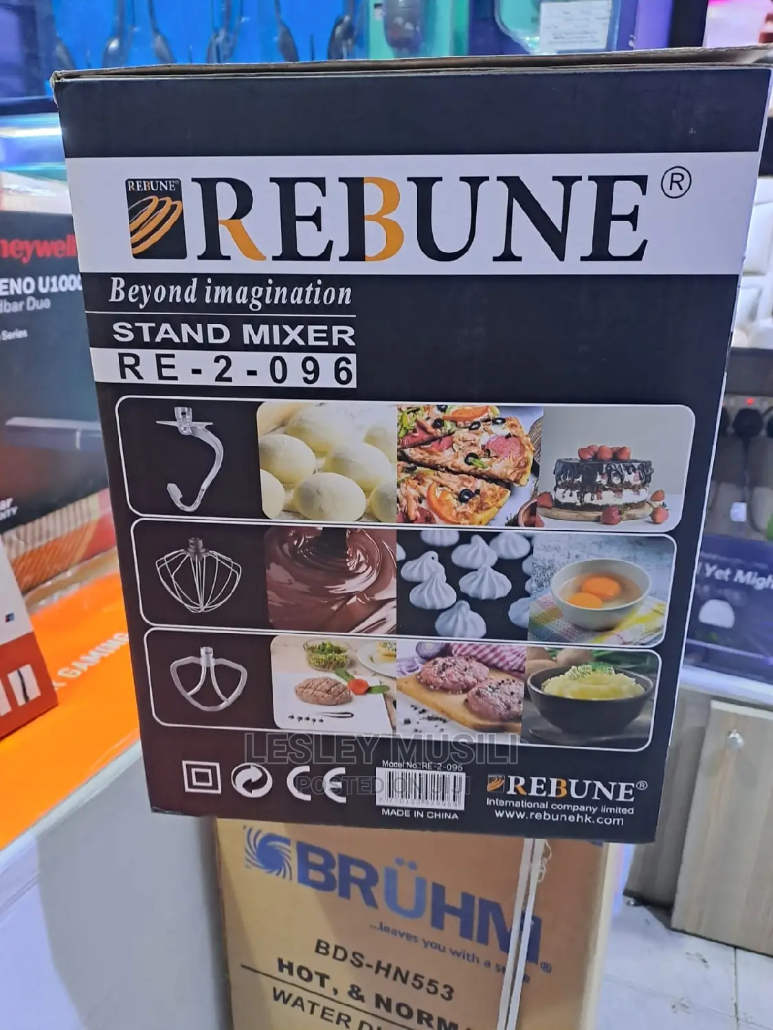 Rebune Re-2-096 Stand Mixer 1400W