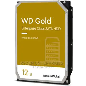 WD Gold Enterprise Class Hard Drive 12TB, 256MB, 7200rpm -