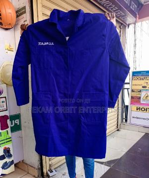 Royal Blue Unisex Branded Dustcoats - main view