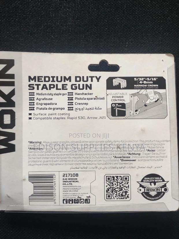 Staple Gun Wokin Medium Duty Staple Gun Heavy Duty Stapler - thumbnail 2
