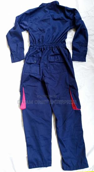 Navy Blue Cotton Twill Overall - main view