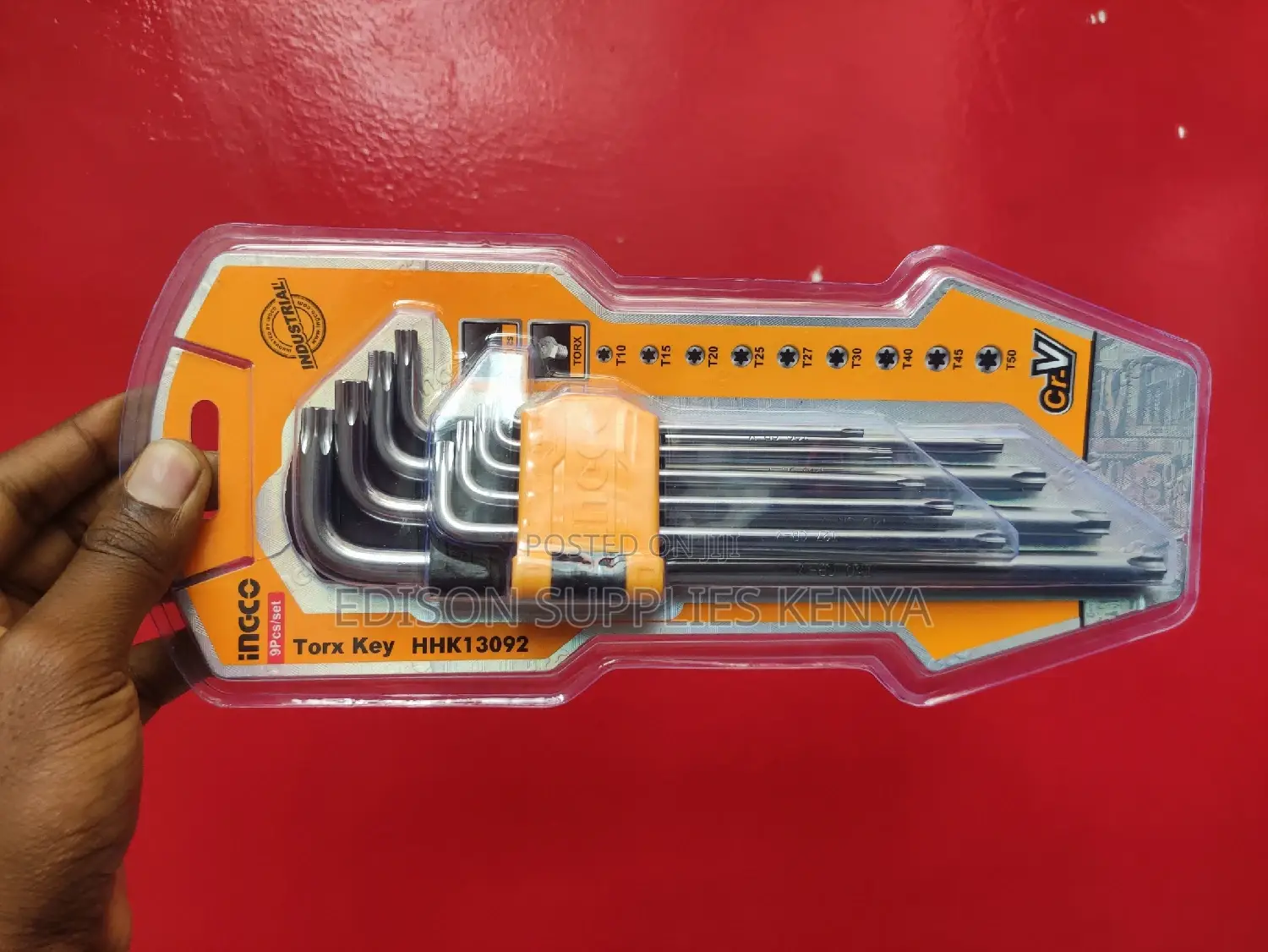 INGCO Torx Key Allen Keys Wrench Set 9pcs HHK13092