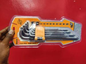 INGCO Torx Key Allen Keys Wrench Set 9pcs HHK13092 - thumbnail 2