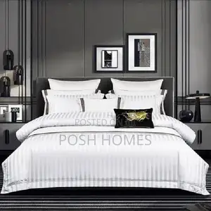 Luxury Cotton Stripped Bedsheets
