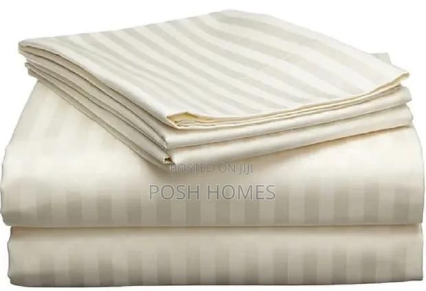 Luxury Cotton Stripped Bedsheets