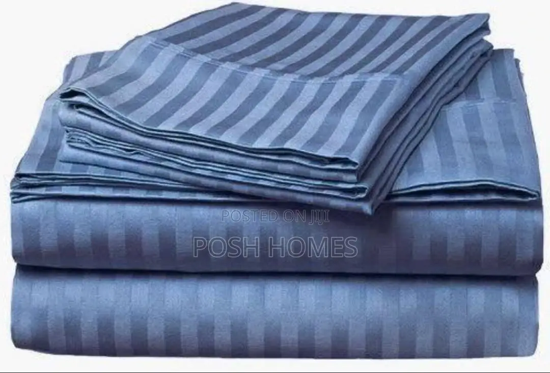 Luxury Cotton Stripped Bedsheets