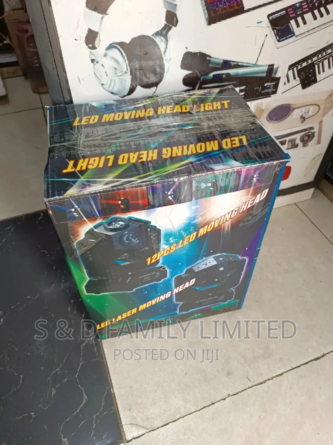 12 Pieces LED Moving Head Lights