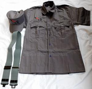 Cotton Twill Security Uniform Shirt ,Cap Belt Package - main view