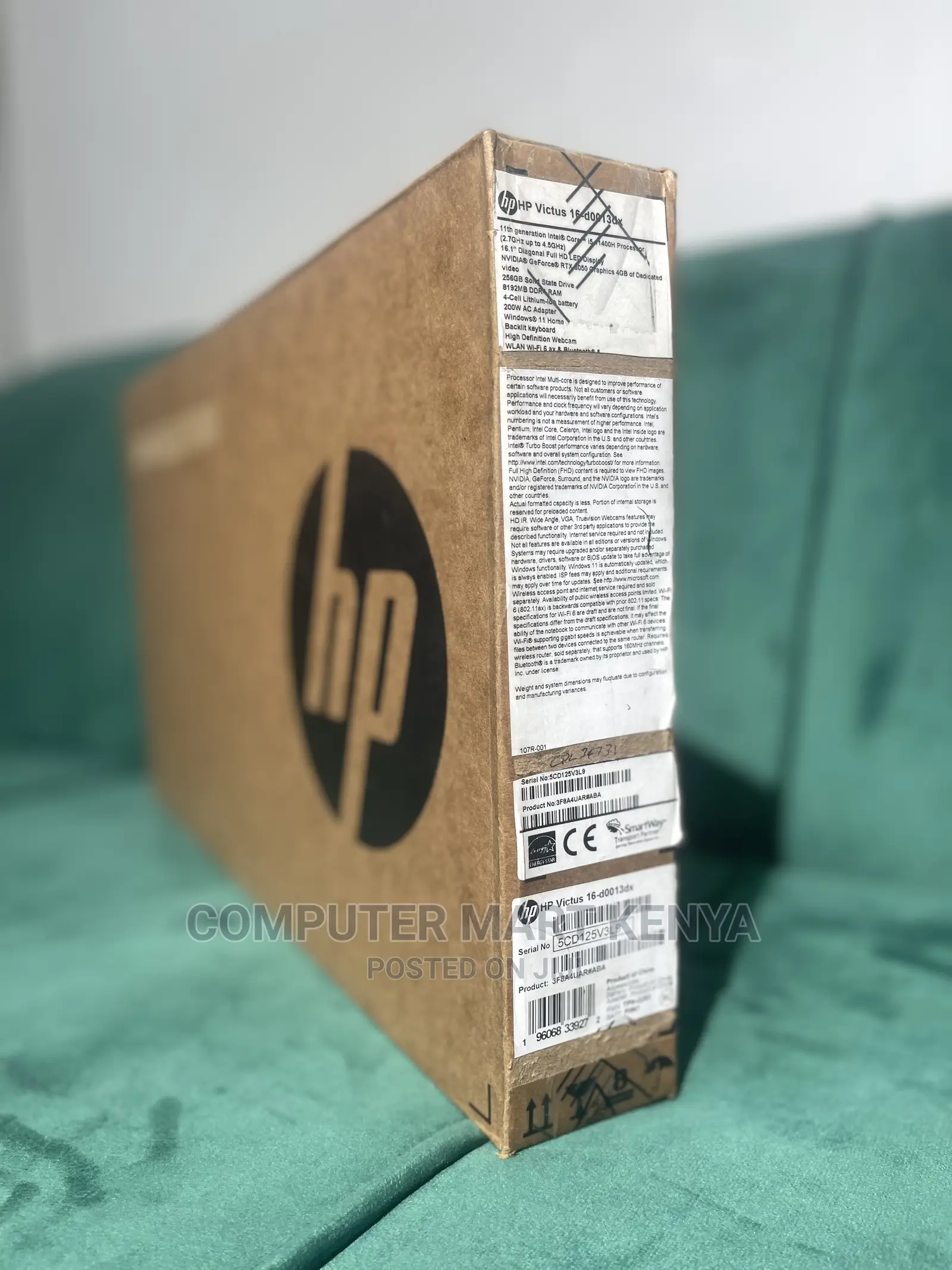 New Laptop HP Victus 16 8GB Intel Core I5 SSD 256GB